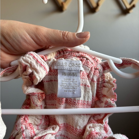 Pink Flowy Girls Tank Top - Picture 2 of 3